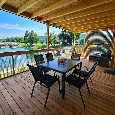 Deluxe Lake View Mobile Homes With Thermal Riviera Tickets Brežice Exterior foto